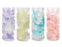 Giftdecor Bocal 600g Quartz Couleurs Assorties 6x15x6cm (Set de 12)
