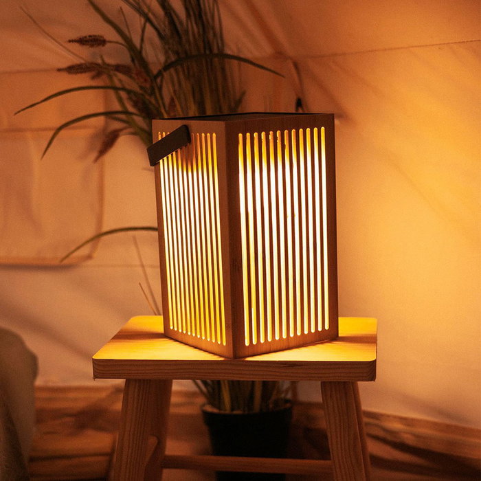 New Garden Okinawa Lanterne solaire à main avec ampoule rechargeable
