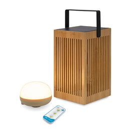 New Garden Okinawa Lanterne solaire à main avec ampoule rechargeable