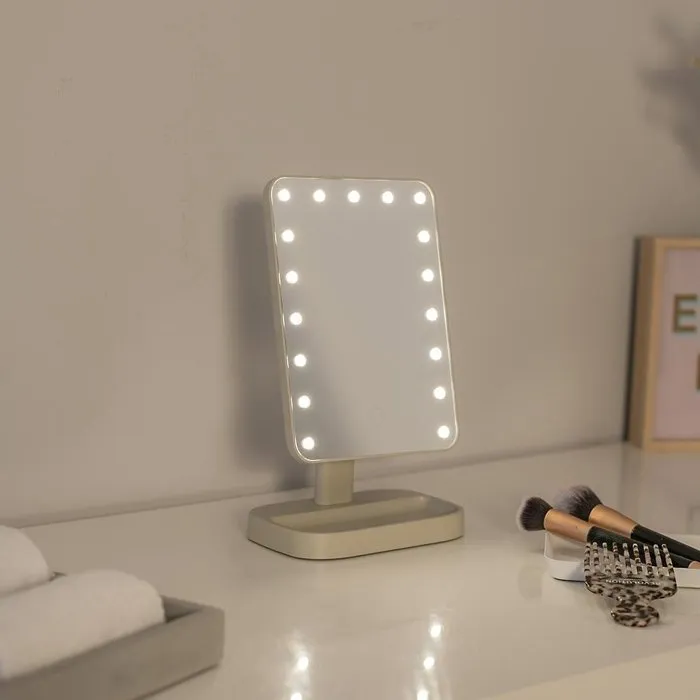 Livoo Miroir de maquillage lumineux DOS206 avec LED et 3 modes