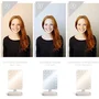 Livoo Miroir de maquillage lumineux DOS206 avec LED et 3 modes