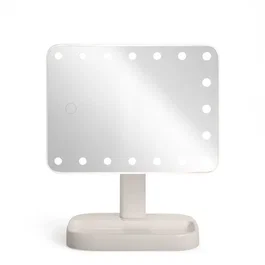 Livoo Miroir de maquillage lumineux DOS206 avec LED et 3 modes