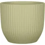 Deroma 231 Pot de Fleurs Rond 10 Litres Vert Ø 27 cm - Design Élégant et Contemporain pour Intérieur et Extérieur