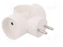 PAWBOL Multiprise d'alimentation AC 2P 16A blanc