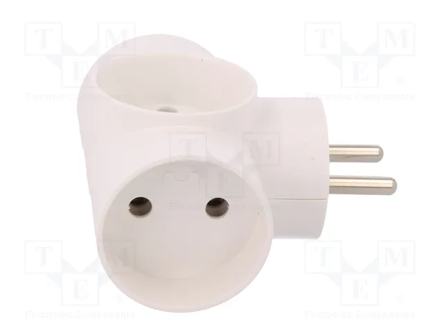 PAWBOL Multiprise d'alimentation AC 2P 16A blanc