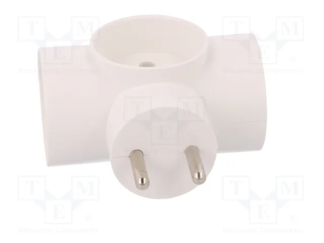 PAWBOL Multiprise d'alimentation AC 2P 16A blanc
