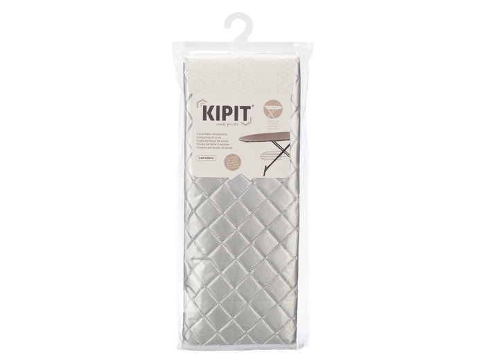 Kipit Housse de Table à Repasser Aluminisée 51x20 cm (Plié 22x50x5 cm, Déplié 140x50x2 cm) Gris Coton/Polyester (Set de 12) Kipit Housse de Table à Repasser Aluminisée 51x20 cm (Plié 22x50x5 cm, Déplié 140x50x2 cm) Gris Coton/Polyester (Set de 12)