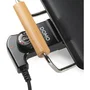 DOMO Plancha Family XXL 1800 W - Plaque antiadhésive 90 cm, thermostat réglable, récupérateur de graisse - Modèle DO8313TP - Noir