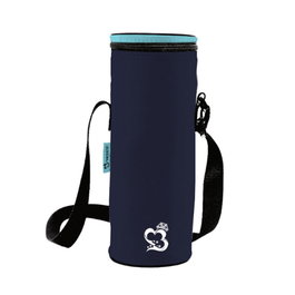 Marbueno Porte-bouteille en Polyester Bleu Foncé 1,5L 33x10 cm Camping et Plage Réf. SUMMER 10149AO