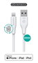 eSTUFF - Câble USB-A vers Lightning 1 m INFINITE GRS - Certifié MFi - Écoconception avec plastique recyclé, durable et super souple pour iPhone et iPad