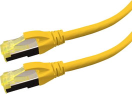 LOGON PREMIUM Câble Ethernet CAT6A S/FTP 15m Jaune