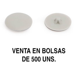 HERRAJES ALK Bouchon embelleur Pozidriv gris clair 13 mm (Lot de 500)