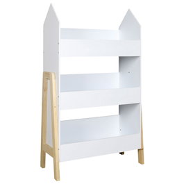 Home Deco Kids Bibliothèque et étagère 3 baldas avec design maison