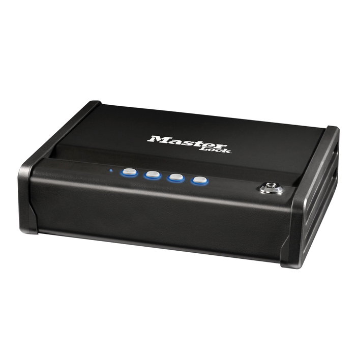 Masterlock Coffre-fort Compact 2,3L avec Clé et Code Électronique Masterlock Coffre-fort Compact 2,3L avec Clé et Code Électronique