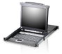 Aten CL5708 - Commutateur KVM 8 ports avec écran LCD 19" et rack 1U - Console intégrée clavier et pavé tactile USB/PS2