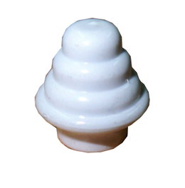 TERMINAL BARRA ARMARIO 12 MM BLANCO 1202203