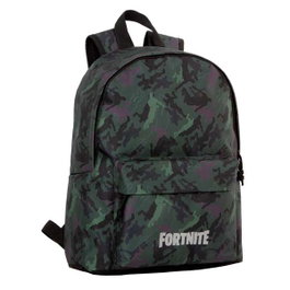 Fortnite Sac à dos camouflage américain avec compartiment pour ordinateur portable, intérieur entièrement doublé et personnalisé - 10 x 24 x 8 cm