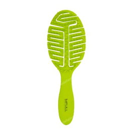 Bifull Brosse Démêlante Squelette Fluor Leaf Vert