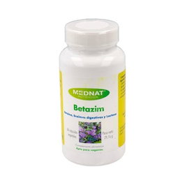 Mednat Betazim 60 Gélules Complément Alimentaire Enzymes Digestives Lactose