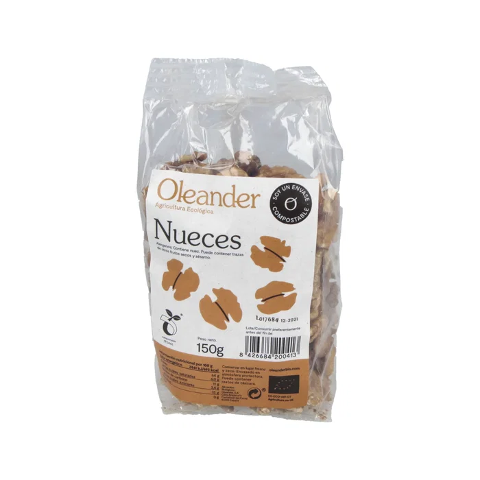 Oleander Noix entières bio sans gluten 150g Oleander Noix entières bio sans gluten 150g