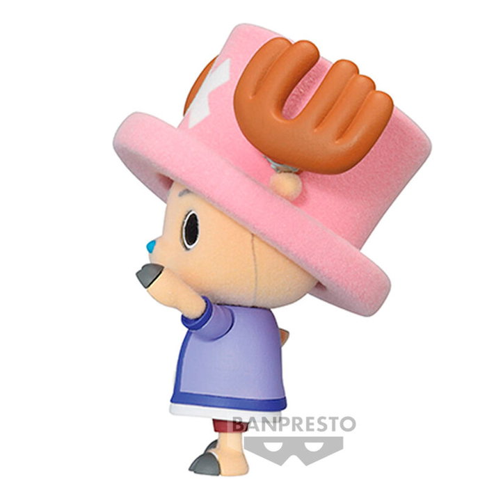 BANPRESTO Figura Tony Chopper Fluffy Puffy One Piece, Figurine de Collection de 7 cm