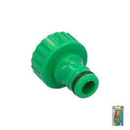 SATURNIA Raccord tuyau plastique 3/4 femelle blister