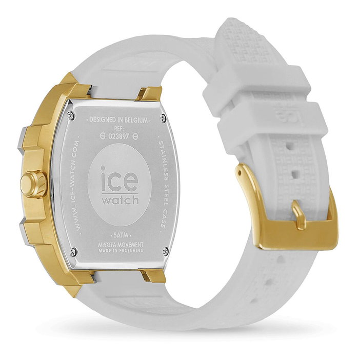 Ice Reloj 023897 - Montre femme dorée et blanche