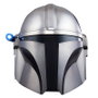 HASBRO Casque électronique The Mandalorian Star Wars Black Series - Réplique 1:1 ajustable avec effets LED et viseur mobile