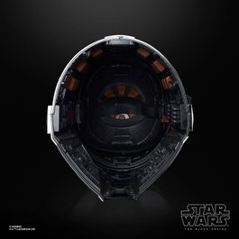 HASBRO Casque électronique The Mandalorian Star Wars Black Series - Réplique 1:1 ajustable avec effets LED et viseur mobile