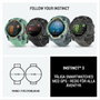 Garmin Instinct 3 Montre GPS Connectée AMOLED 50 mm Vert/bleu-violet