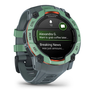 Garmin 010-03020-01 - Montre GPS Instinct 3 - 50 mm - Boîtier et bracelet vert - Taille L