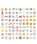 Sakami Merchandise Molang stickers Sweet Moments, 90 pièces