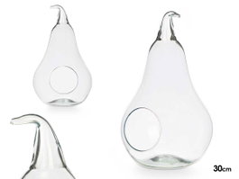 GIFTDECOR Poire en cristal avec trou 30cm