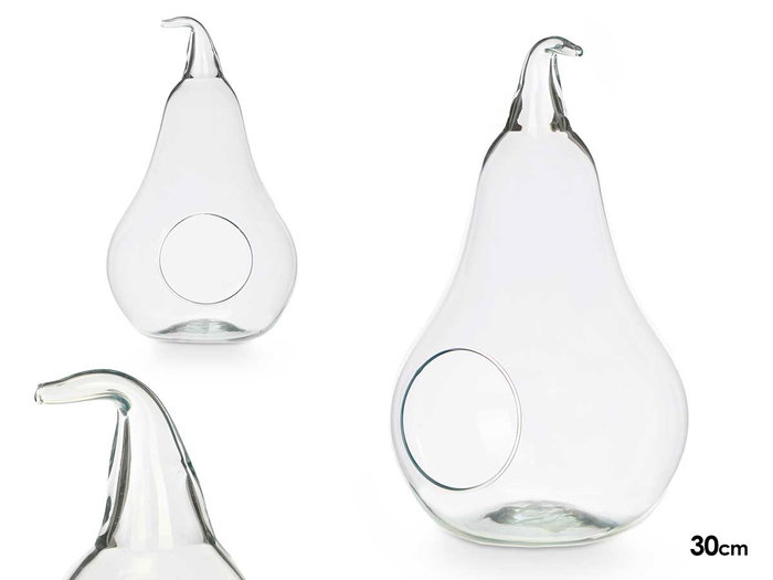 Giftdecor Perle de Cristal avec Trou 30 cm Transparent Verre Giftdecor Perle de Cristal avec Trou 30 cm Transparent Verre
