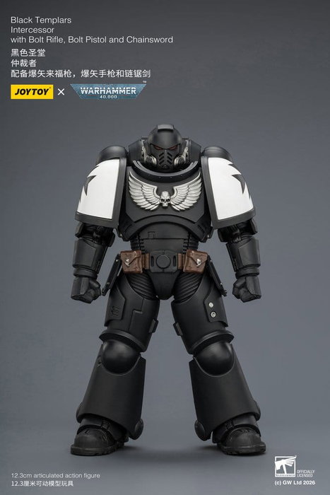 Joy Toy Warhammer 40,000 Black Templars Intercessor 12 cm Joy Toy Warhammer 40,000 Black Templars Intercessor 12 cm