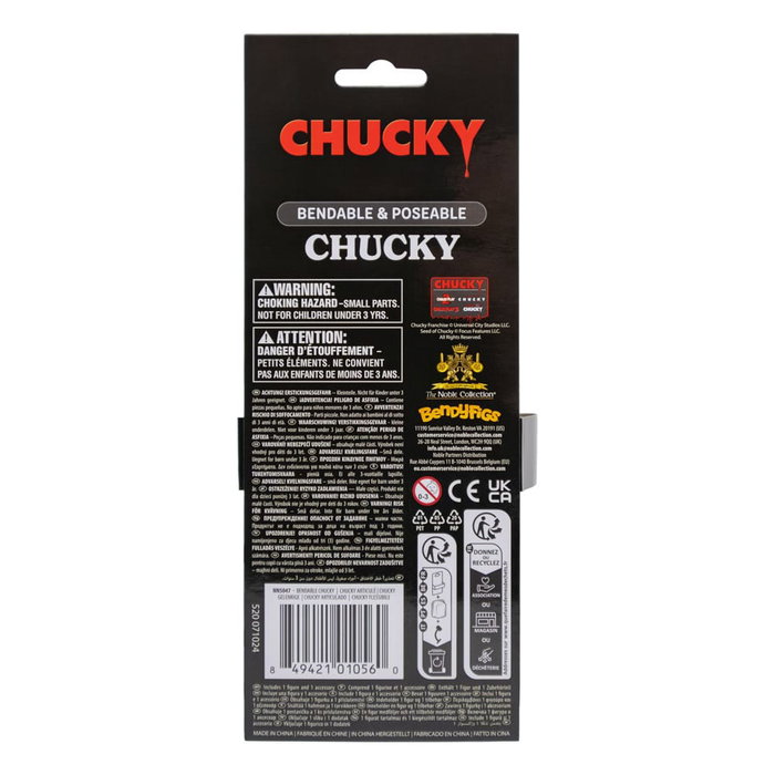 The Noble Collection Chucky Figurine Flexible Bendyfig 14,5 cm