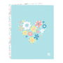 Reliure à anneaux Moos Fiori Multicouleur A4 26.5 x 33 x 4 cm