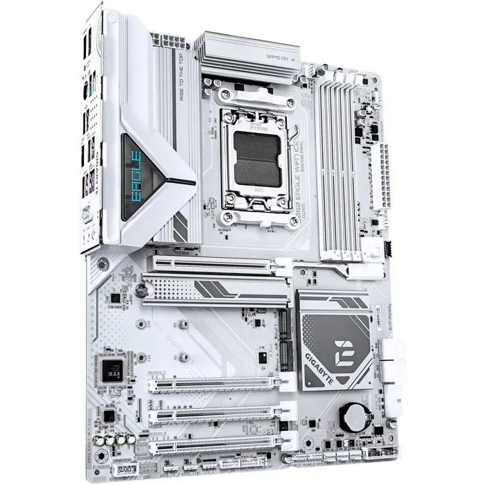 GIGABYTE Carte mère ATX B850 EAGLE WF7 ICE, Chipset AMD B850, DDR5, PCIe 5.0, WiFi 7
