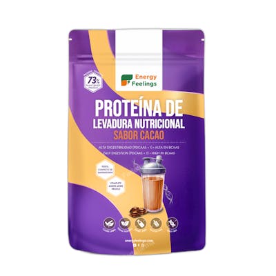 ENERGY FEELINGS Proteína de Levadura Cacao 50 ENERGY FEELINGS Proteína de Levadura Cacao 50