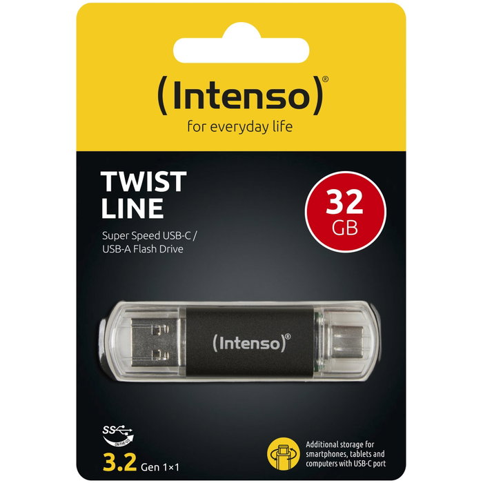 Intenso Memoria USB 3.2 Intenso Twist Line 32 GB