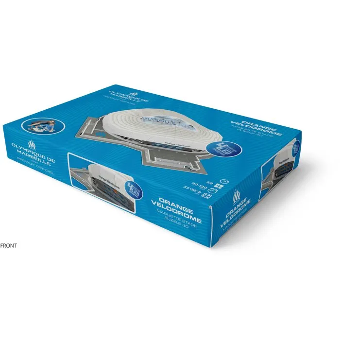 Megableu Puzzle 3D LED - Stade Olympique de Marseille - 70 Pièces - À Partir de 7 Ans - Français