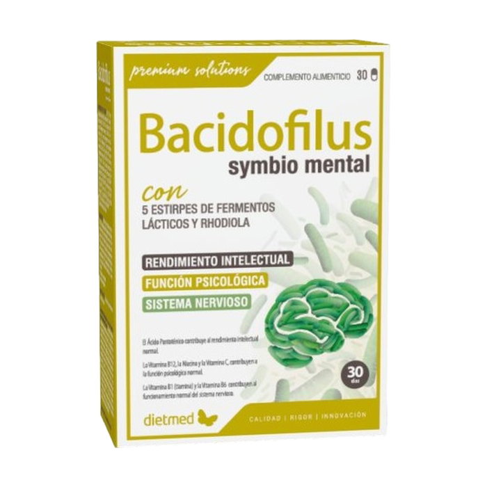Dietmed Bacidofilus Symbio mental 30 capsules Dietmed Bacidofilus Symbio mental 30 capsules