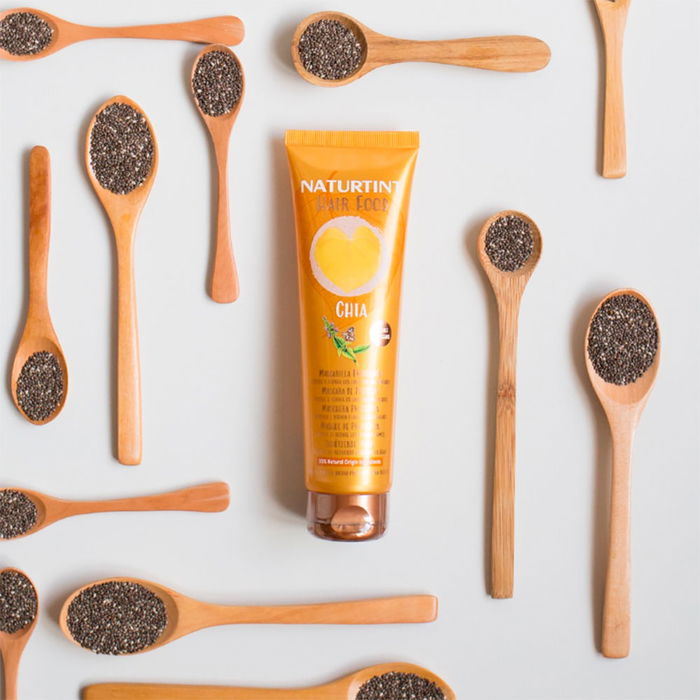 Naturtint Masque Hair Food au Chia pour Cheveux Fragilisés, 150 ml