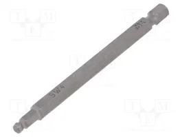 WERA Embout de tournevis Allen sphérique HEX 4mm 1/4 inch