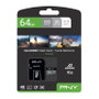 PNY 64GB Elite MicroSDXC UHS-I U3 Classe 10 Carte Mémoire Micro SD