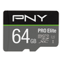 PNY 64GB Elite MicroSDXC UHS-I U3 Classe 10 Carte Mémoire Micro SD