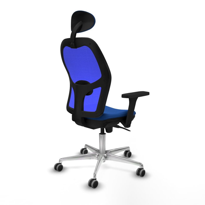 Piqueras y Crespo Chaise de Bureau avec Appui-tête Jorquera 3D086G1 Bleu Piqueras y Crespo Chaise de Bureau avec Appui-tête Jorquera 3D086G1 Bleu