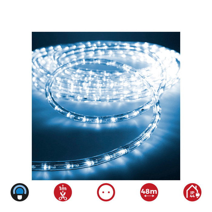 Tuyau d'arrosage LED EDM 72716 flexiLED Bleu 2 voies Tuyau d'arrosage LED EDM 72716 flexiLED Bleu 2 voies