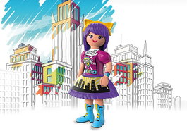 Playmobil Everdreamerz Viona Comic World Series - Jouet de construction à collectionner avec accessoires surprises, pour enfants dès 7 ans