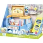Bluey Foodtruck - Véhicule Jouet Cuisine avec Figurine Bluey, 4 Accessoires et Autocollants - Jeu d'Imitation pour Enfants dès 3 Ans